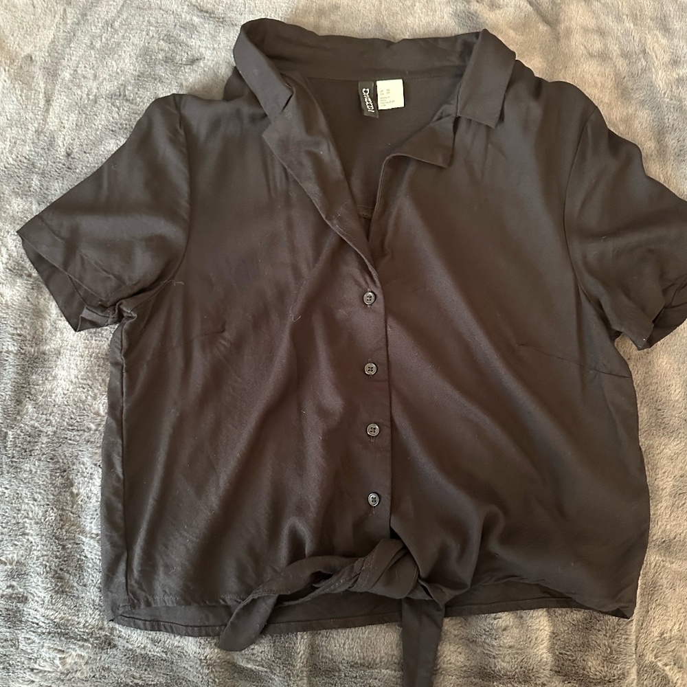 Black Button Down